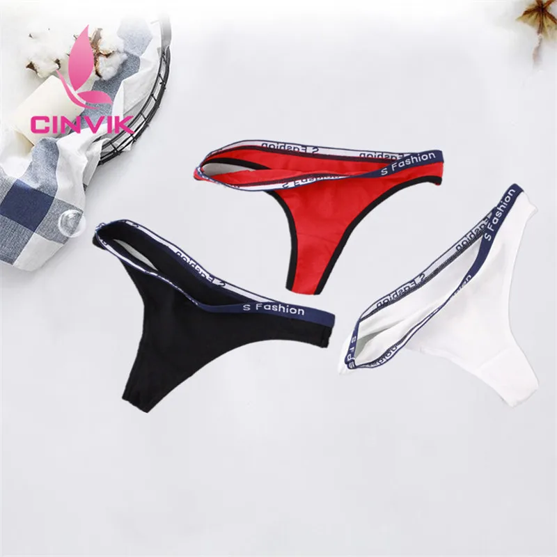 

3pcs/lot New Fashion cotton solid color thong low waist women's Panties sexy thong comfortable underwear female sense underwear