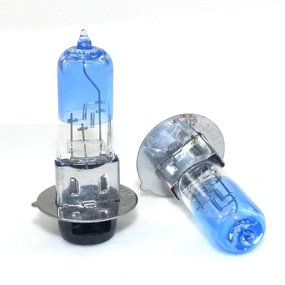 

2 pcs 12v Xenon Lamp 35W P15D Headlight Bulb For Motorycle Scooter