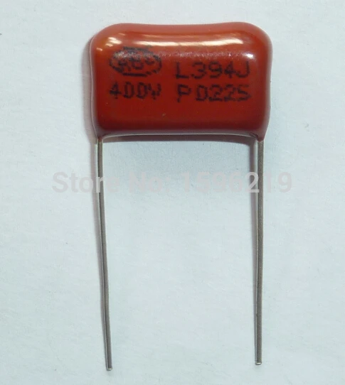 20PCS CBB21 394J 400V 0.39UF 390NF P15 Metallized Film Capacitor