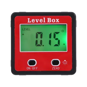 

Digital Display Inclinometer Spirit Level Box Protractor Angle Finder Gauge Measuring Tools