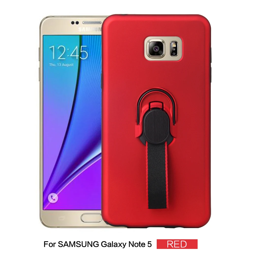 Для samsung Galaxy Note 5 Note5 N920 N920C N920g N9200 N920i SM-N920 SM-N920C SM-N920g 2 в 1 Гибридный Невидимый Кольцо стенд случае