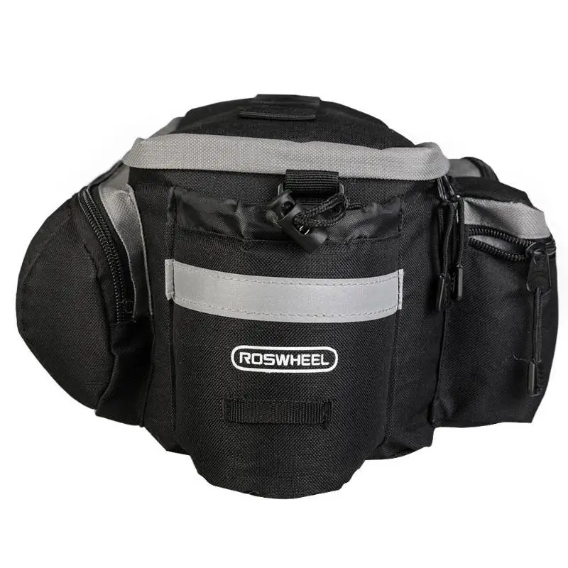 Discount ROSWHEEL 6L Bicycle Rear Rack Shelf Bag Pannier Pack Shoulder Handbag MTB Bike Road Bicycle Rear Rack Bag 10