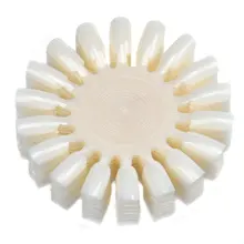 10 шт макияж лак для ногтей цветная картонная цветная Таблица 18 цветов, бежевый