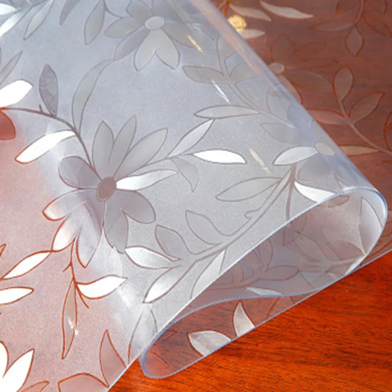 LOVRTRAVEL Table Cover 1.00mm 1.5 Mm Soft Glass Transparent PVC Tablecloth Waterproof Party Wedding