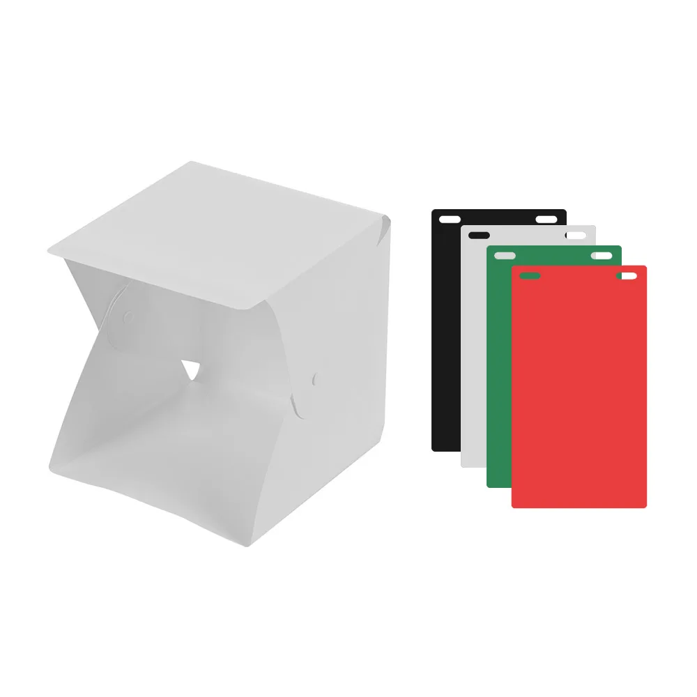 

Mini Folding Photography Studio Softbox Portable Photo Studio LED Light Box Shooting Tent with 1pc LED Strip for Jewellery