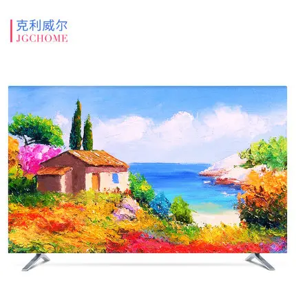 1"-80" 22 дюймов 75 дюймов экран lcd tv PC чехол декоративный капюшон занавеска Картина Пейзаж кленовое дерево водонепроницаемый зеленый синий