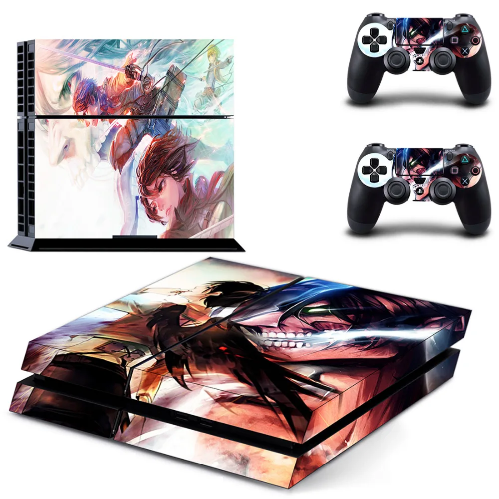 Обувь для косплея по аниме атака на Титанов PS4 переводная картинка наклейка Sony