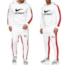 New 2019 Brand New Fashion JUST BREAK IT Men Sportswear Print Men Hoodies Pullover Hip Hop Mens tracksuit Sweatshirts Clothing
