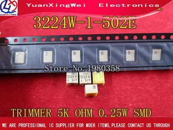 

10PCS FREE SHIPPING 3224W-1-502E 3224W 502 3224W 5K OHM