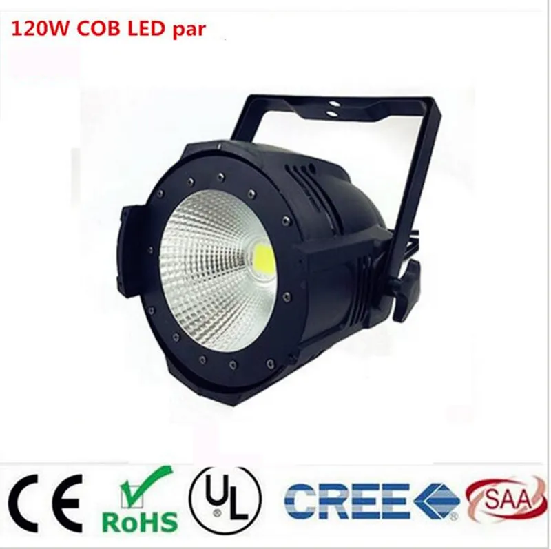 

High quality 2in1 warm +cold white DMX LED 200W COB Par Stage Lighting dj light Dmx controll