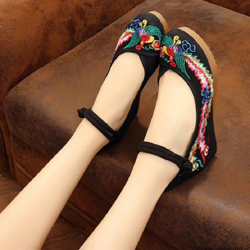 Marlisasa Zapatos De Mujer милые женские тканевые Туфли с круглым носком и ремешком пряжкой