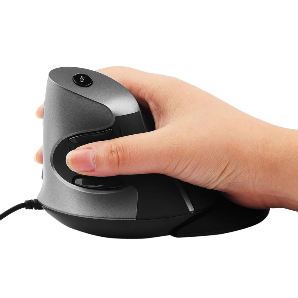 Delux проводной мышь комбинации клавиш эргономичный одной рукой T9 мини игровая клавиатура с оптической M618 вертикальный мыши Компьютерные