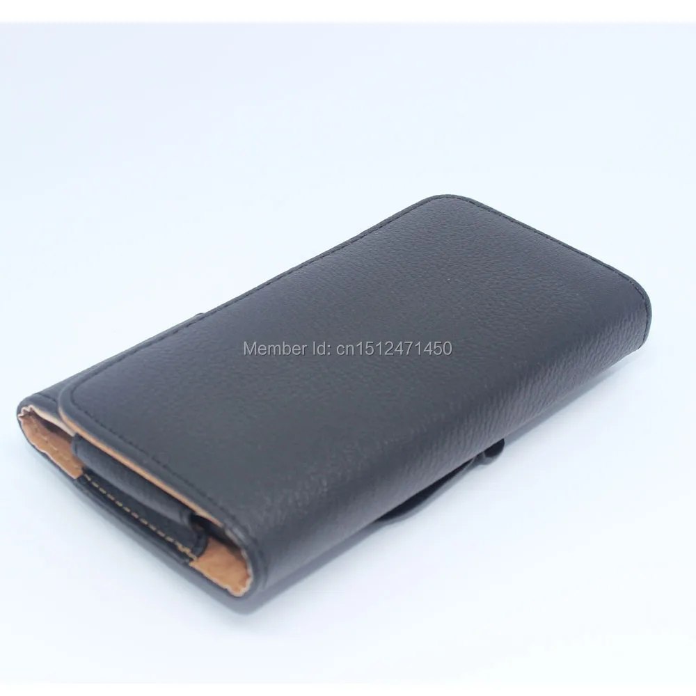 Leather Sideways Horizontal Belt Clip Case Pouch Holster Cell Phones