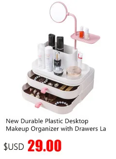 Пластиковый органайзер для макияжа, полка, 2/3 слоев, для ванной комнаты, спальни, рабочего стола, съемный стеллаж для хранения, прозрачный косметический держатель