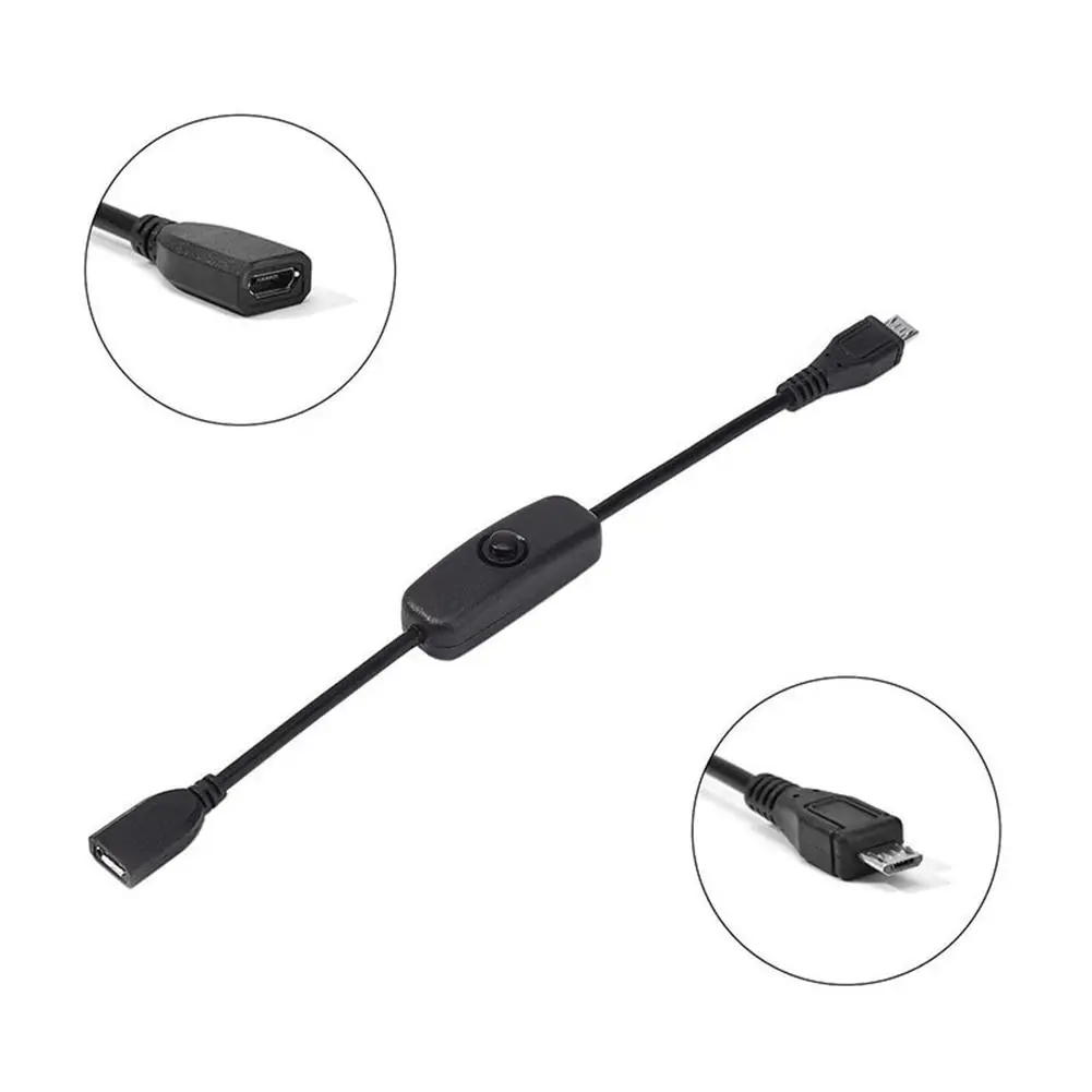 Кабель Micro USB мама папа для Raspberry Pi внешняя мощность 27 см 5 в 2 а|Компьютерные кабели