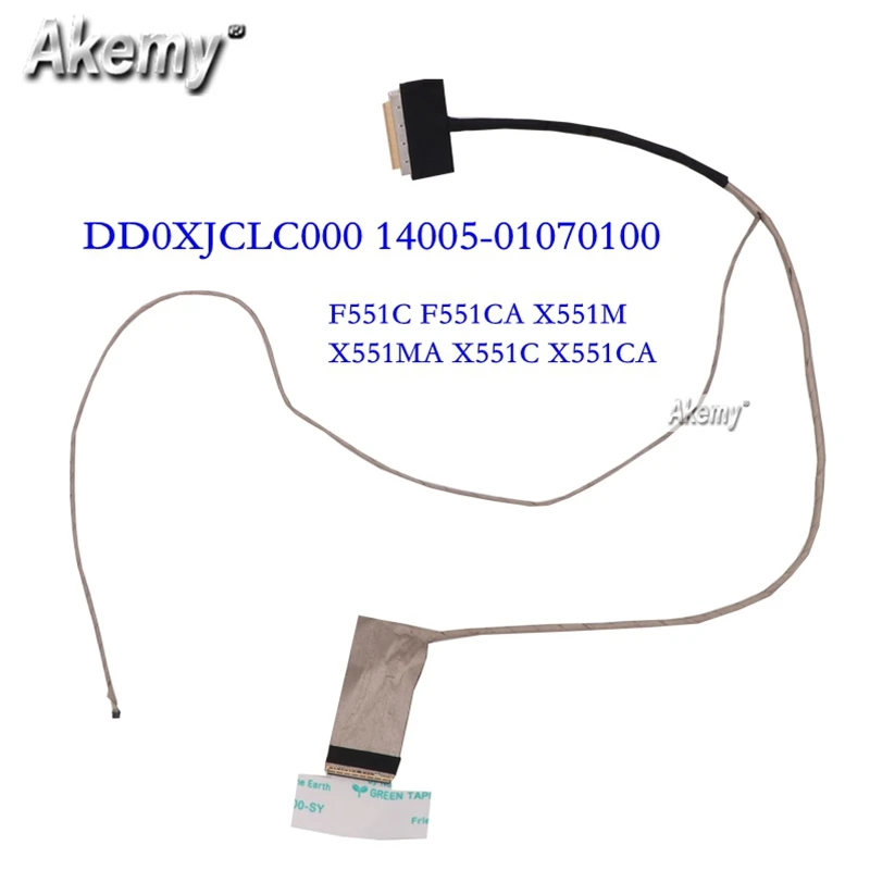 Новый ноутбук ЖК экран видео кабель для For Asus F551C F551CA X551M X551MA X551C X551CA гибкий X553MA X553M
