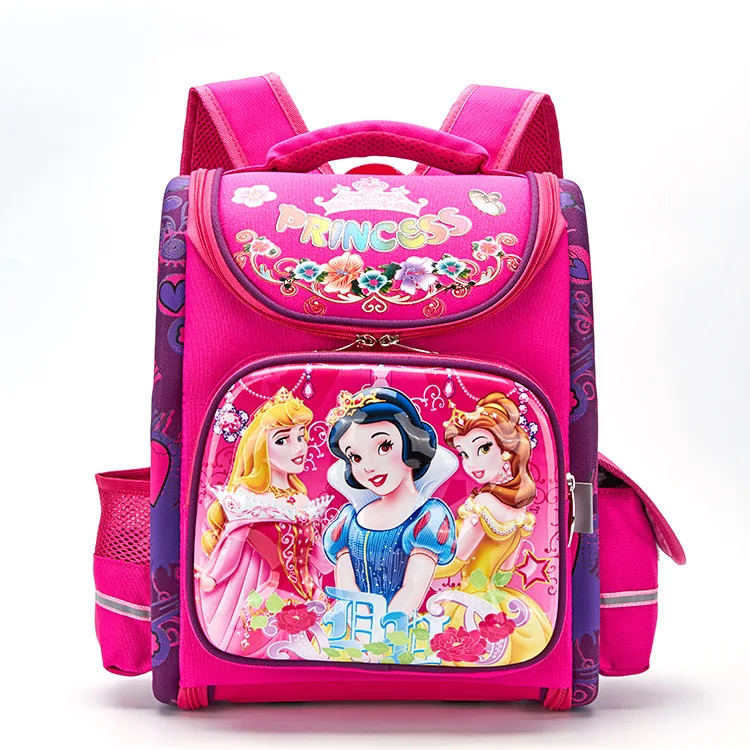 

New Girls Cartoon Pincess Backpack School Bag Orthopedic Children Schoolbag Boys Spiderman Backpack Mochila Infantil
