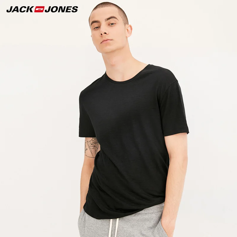 Jack & Jones Brand 2018 NEW SPRING linen soft light comfortable round ...