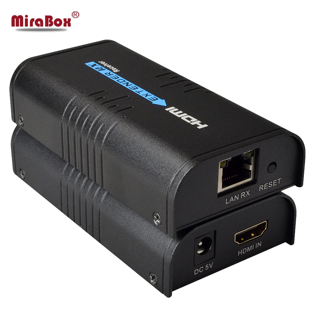 1 Sender 6 Receivers HDMI Extender 120m Over Cat5/5e/6 IP/TCP Support 1080P HDMI Extender Compatibl