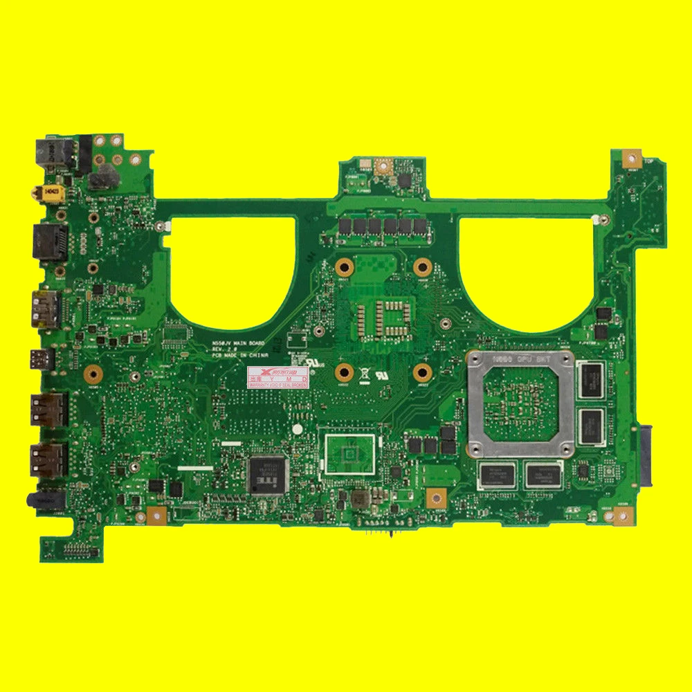 Top Send board+N550JK Motherboard I7-4700 GT850 For ASUS N550J N550JK N550JV Q550J N550JX Laptop motherboard N550JK G550JK Mainboard 2