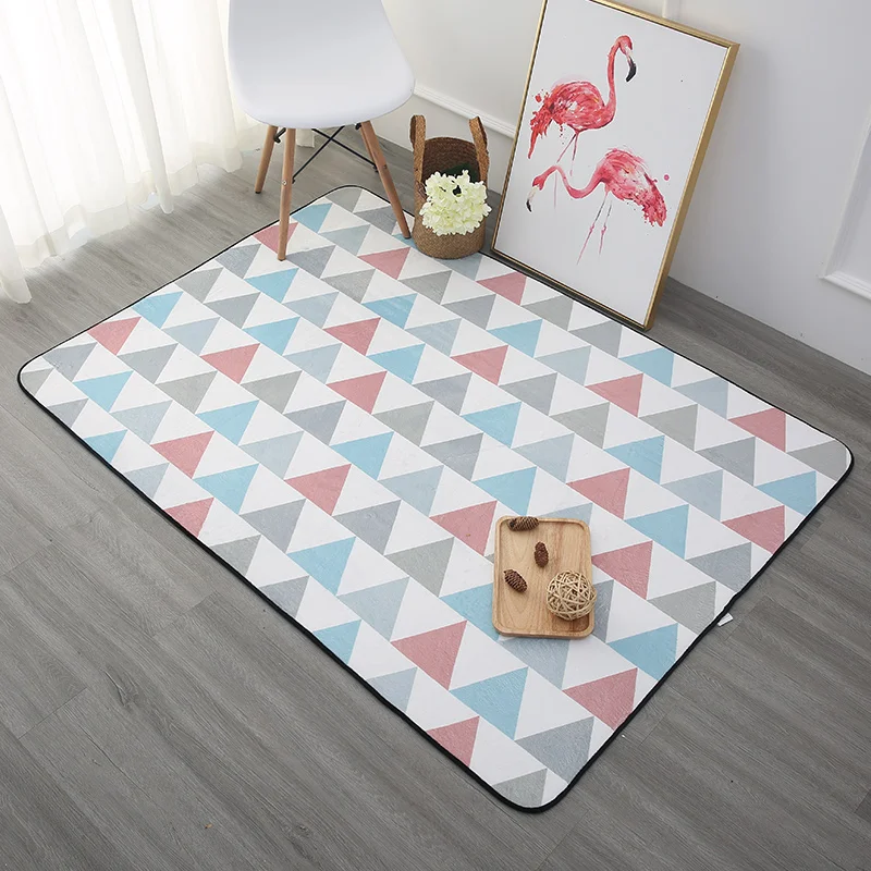 

WINLIFE Children Play Game Area Rug Coffee Table Carpet for Living Room