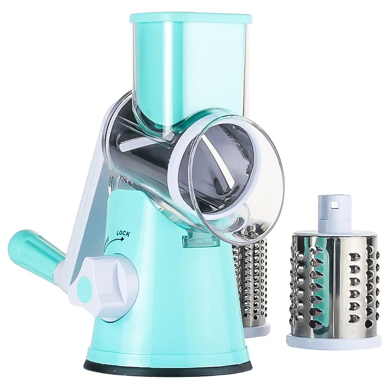 Multifunctional Manual Vegetable Cutter Mandoline Slicer Cutter Chopper and Grater Vegetable Spiralizer Cutter Spiral Grater