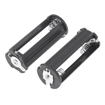 

EDT-2Pcs Black Battery Holder for 3 x 1.5V Flashlight