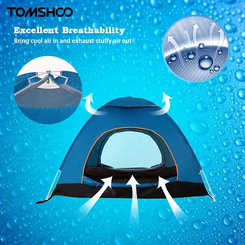 TOMSHOO Открытый кемпинговый тент портативный автоматический Пляжный Тент