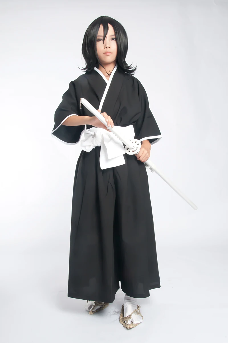 

BLEACH Anime Cos Halloween Kuchiki Rukia Cosplay Cartoon Man Woman Cosplay Costume
