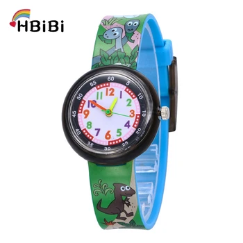 

7 style animals popular kids watches for student girls boys clock casual Children's watches fresh soft sister child wrist watch