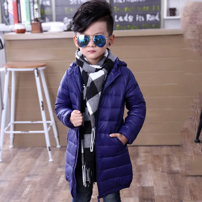 Зимняя верхняя одежда для детей г. однотонные Карамельный цвет детские пуховики пальто с хлопковой подкладкой Зимнее пальто для девочек; куртка детская верхняя одежда