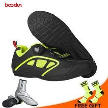 BOODUN Для мужчин без блокировки велосипедная обувь MTB дорожный велосипед обувь дышащая для досуга велосипедная обувь нескользящие спортивные кроссовки с круглым носком; Zapato