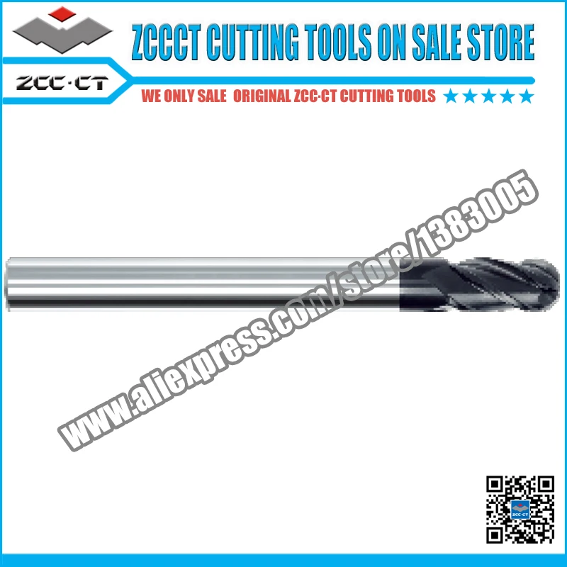 

ZCCCT solid carbide end mills PM series 1 pack