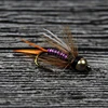 Bimo 12pcs 12# Brass Bead Head Prince Nymph Trout Fishing Flies Fast Sinking Nymph Fly ► Photo 3/6