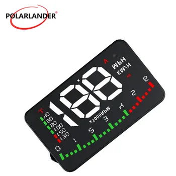 

Hot sale HUD Display A900 3.5 Inch Consumption Data colorful Digital speedometer GPS function OBD 2 Heads Up