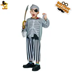 DSPLAY Новый стиль Призрак пират Детский костюм ужас зомби Хэллоуин маскарадные костюмы