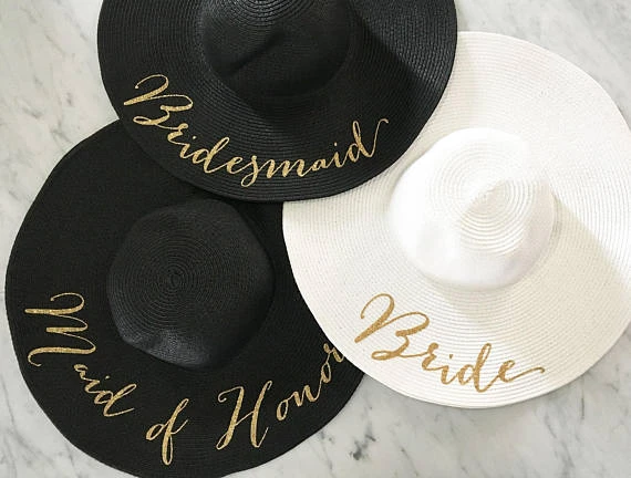 Just Married Set Groom Bridal Party Wedding Bachelorette Bride Gift Bridesmaid Gift Hats Women Just Married Set Groom Bridal Party Wedding Bachelorette Bride Gift Bridesmaid Gift Hats Women
