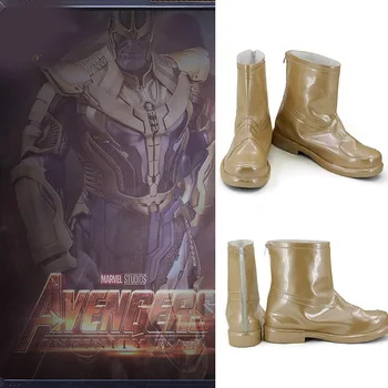 

Avengers 3 Infinity War Thanos Cosplay Boots Yellow Shoes Custom Made