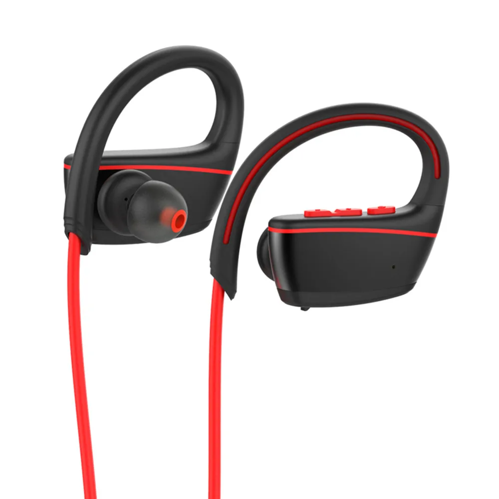 Беспроводной Bluetooth наушники спортивные стерео хэндс-фри набор потенные наушники гарнитура Управление голосовые подсказки с встроенным микрофоном и легкий