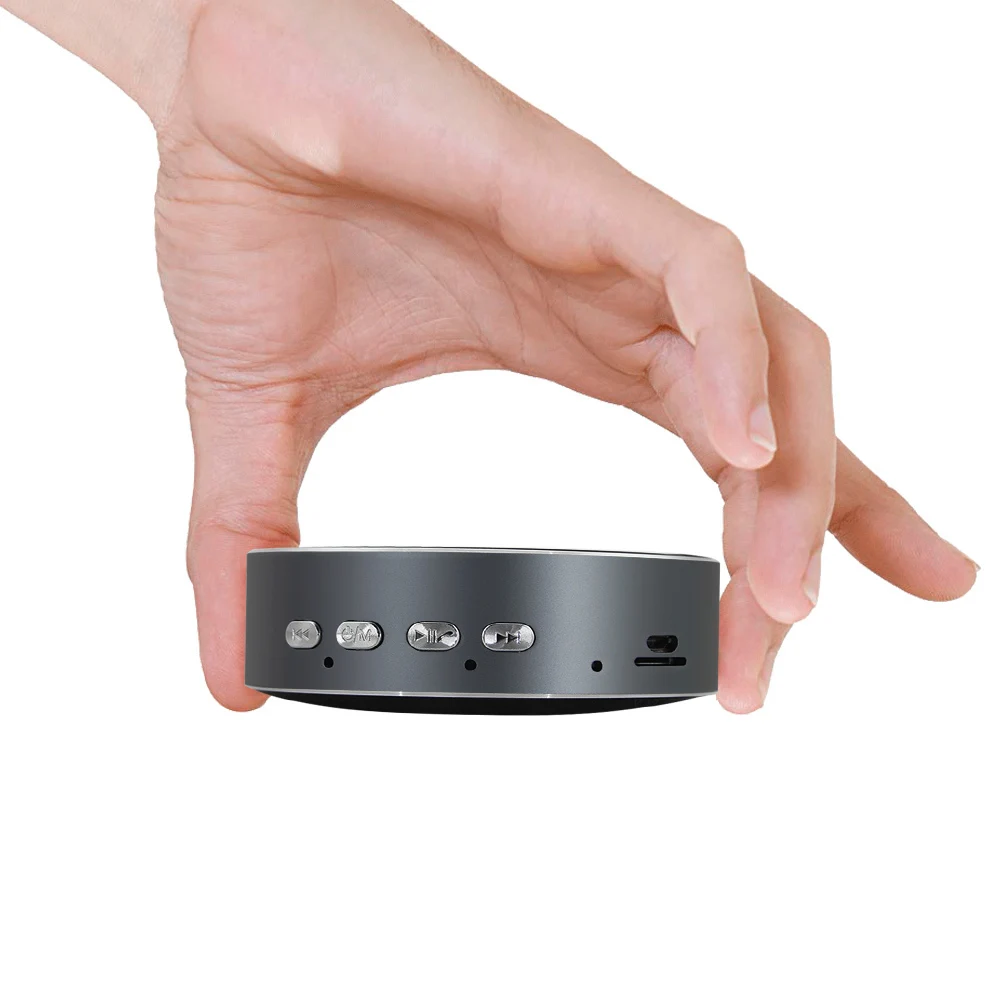 Wireless Bluetooth Speaker Mini Portable Metal Subwoofer Hifi Speaker Computer Blutooth Speaker With TF Mic For Mp3 Iphone
