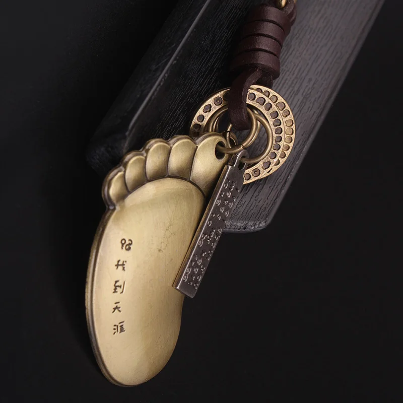 

Sole of the foot fashion vintage jewelry pendants,New engraved letters vintage cross charms,handmade vintage chains charms