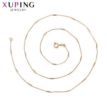 

Xuping Rose Gold Color Plated Romantic for Girls and Man Long Section Necklace Jewelry Lovely Graduation Gifts 44766