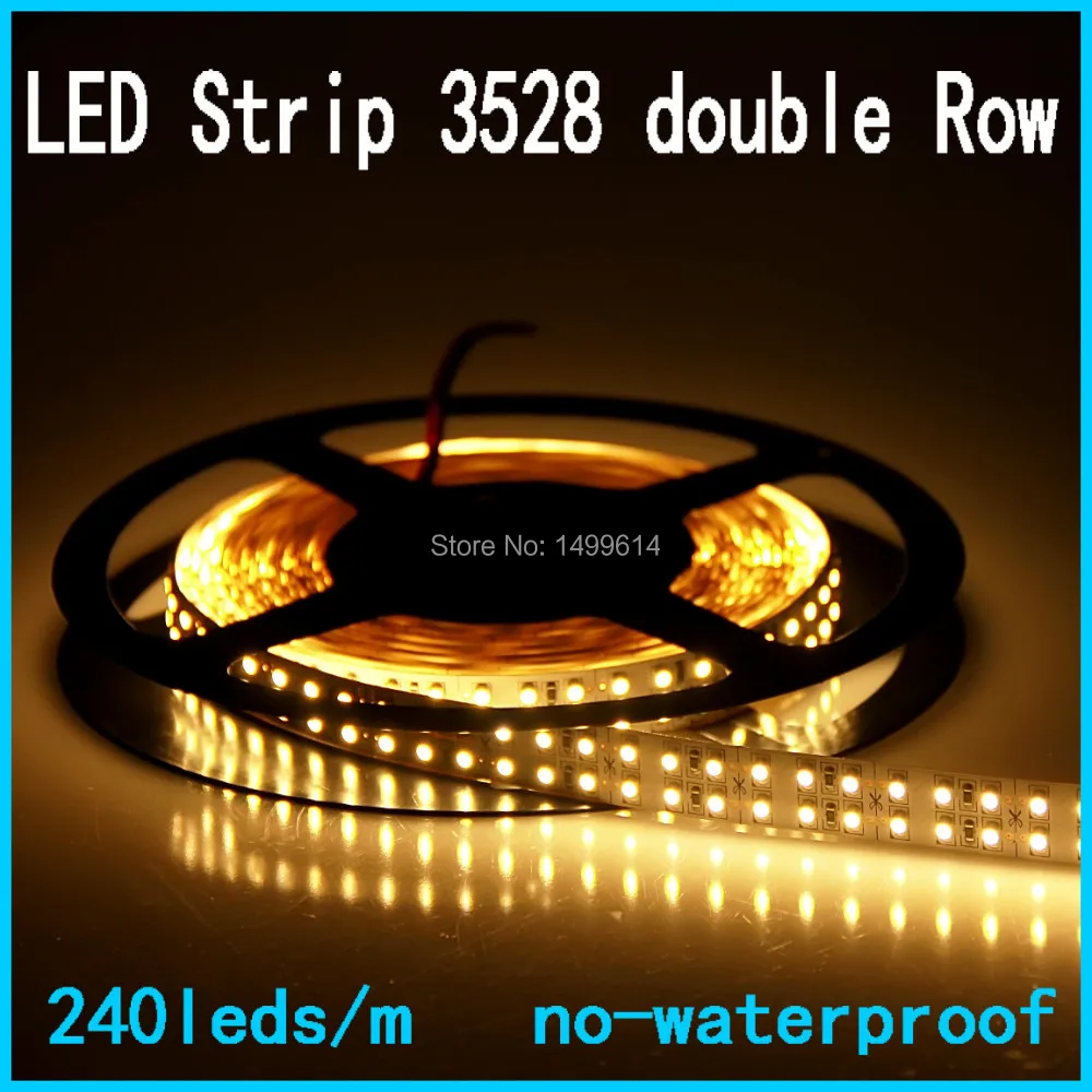 Led Light Strip SMD 3528 Fila Dupla 240 Leds m N o Imperme vel DC 12 V 