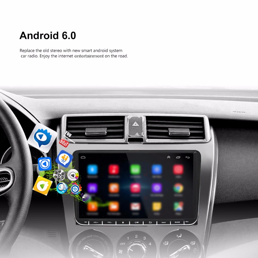Excellent 32G Car Multimedia GPS Radio Android 2din for golf octavia vw polo sedan scirocco cc bora passat Beetle Rapid Tiguan Amarok EOS 5