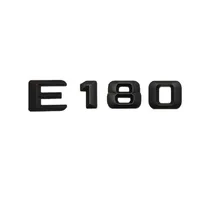 Матовый черный "e 180" багажник автомобиля сзади букв слова эмблемы письмо наклейка Стикеры для Mercedes Benz E класс E180