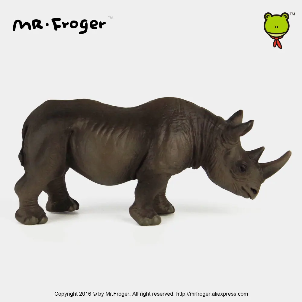 Mr.Froger африканские носороги Детские Пластиковые Дикие животные игрушки для детей