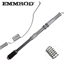 EMMROD Mini Portable Pocket 72CM stainless steel Sea Fishing Rod ultra short Ice Raft Fishing