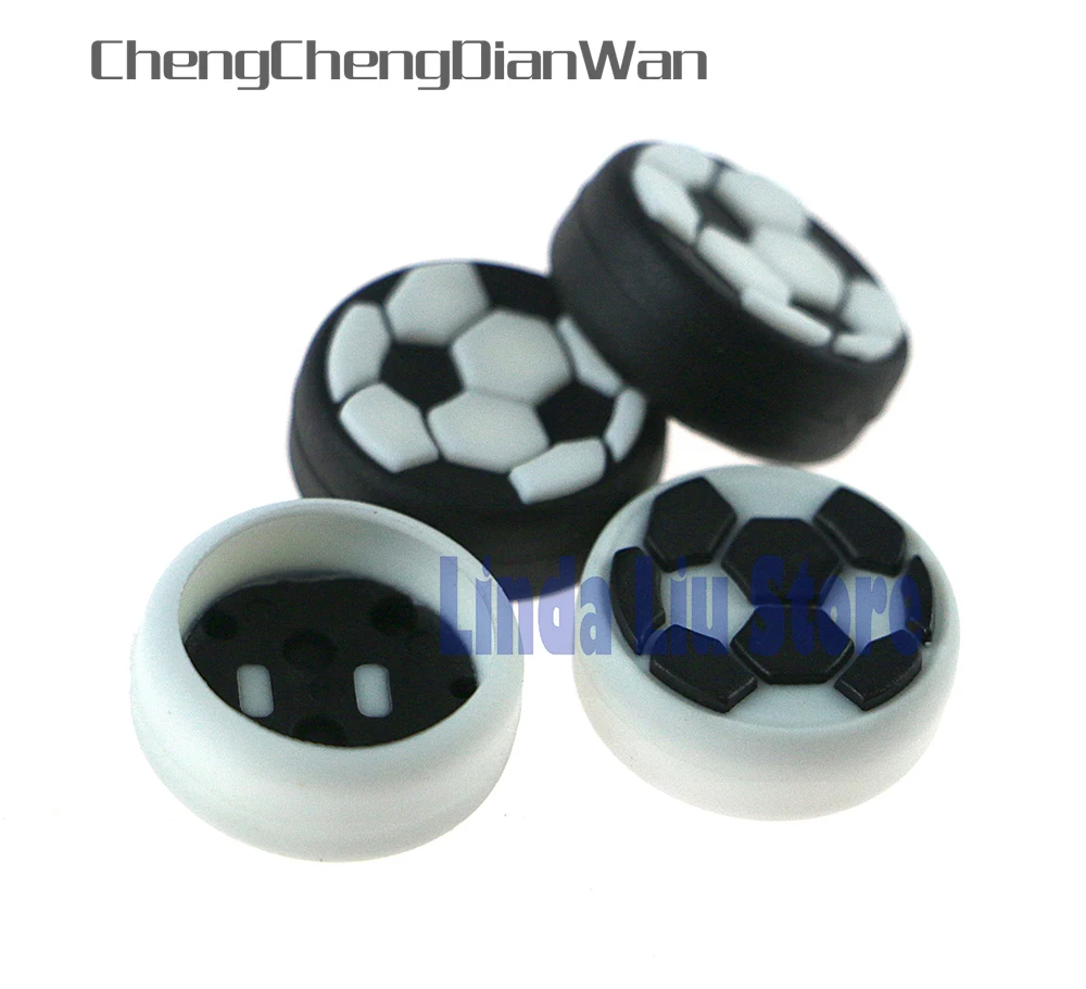 ChengChengDianWan 10 шт. 60 100 новые ручки для футбола ТПУ крышки джойстика PS4 XBOX360 ps3