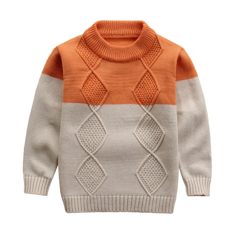 

3-8 Years Kids Autumn boys knitted sweater Winter children long sleeve casual shirt sweater girls warm pullover sweater