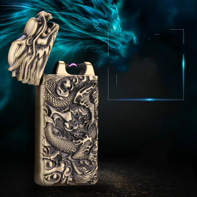 Creative Dragon Head Shaking and Lighting Pulsed ARC Electronic USB